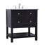 Ensemble de meuble-lavabo simple 30 po Bonsai-1489830447