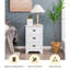 Hayti 45cm W Manufactured Wood Bedside Table
