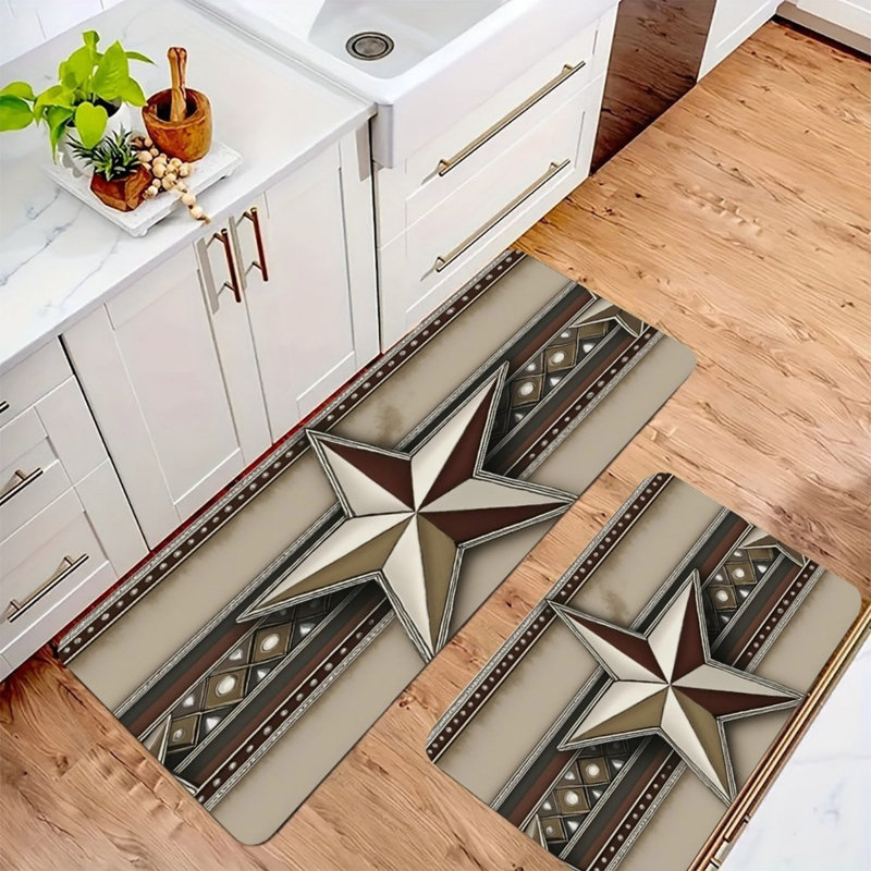 Tapis de cuisine Western Star 2 pièces