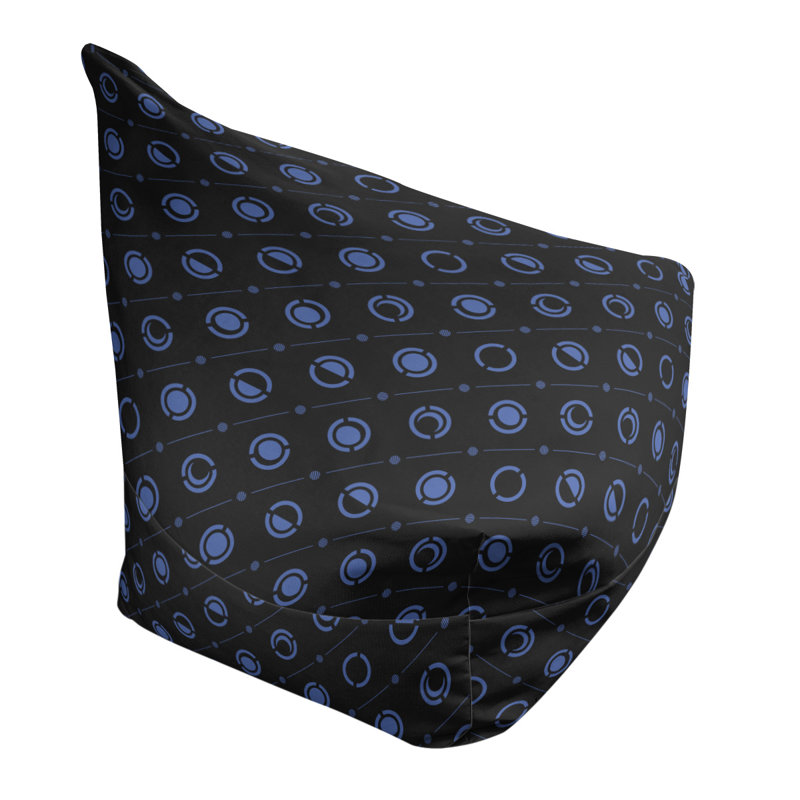 Housse de sac de pois, Bleu foncé, H 38 po x l 42 po x P 29 po, Pas de bourre