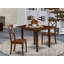 Ensemble de coin repas 3 pièces pour petits espaces comprenant une table de salle à manger rectangulaire avec Dropleaf et 2 chaises de cuisine, lin blanc-109973184-106903149-106903147