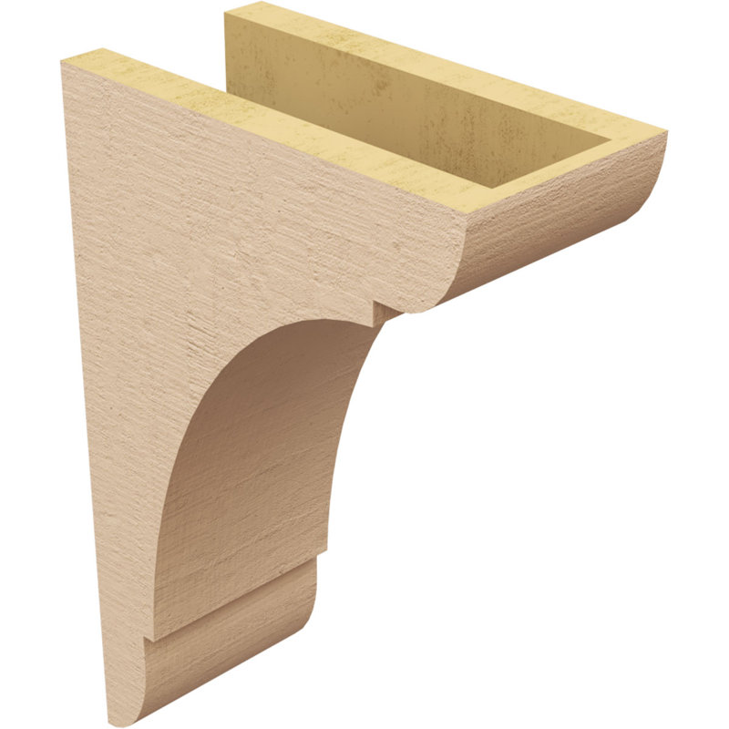 Bois de cèdre brut olympique classique l 5 po x P 10 po x H 15 po, H 15 po x l 5 po x P 10 po