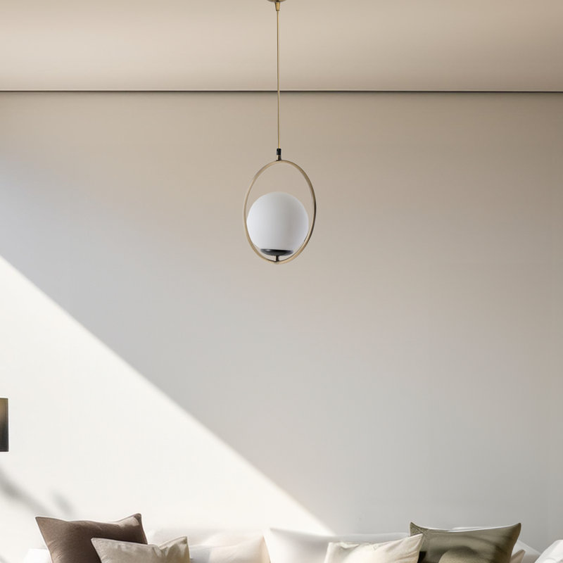 Metal Globe Single Pendant