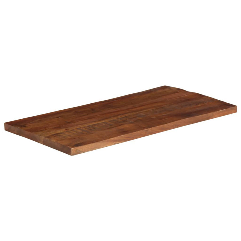 Solid Wood Table Top, 2.5cm H x 120cm W x 70cm D