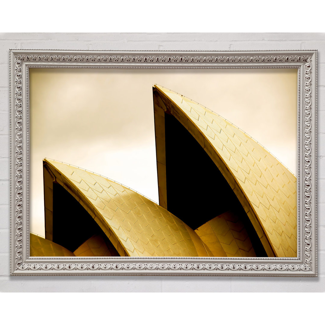 Sydney Opera House Peaks Sepia - Druck