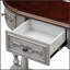Console 52 po moderne et contemporaine avec 4 tiroirs et 1 tablette pour le couloir et le salon-1210665388-1210665386