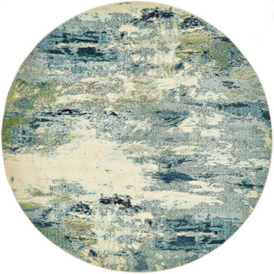 Keimar Washable Abstract Indoor Rug