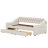 Twin Size Upholstered Daybed with Storage Armrests and USB Port-93672576