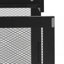 Îlot de cuisine de ferme avec rangement, portes de grange coulissantes, porte latérale à grille métallique et roulettes pour une utilisation polyvalente dans les cuisines compactes-344100969