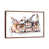 Classic Brown Wood Framed