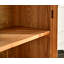 Buffet en bois massif brun et blanc