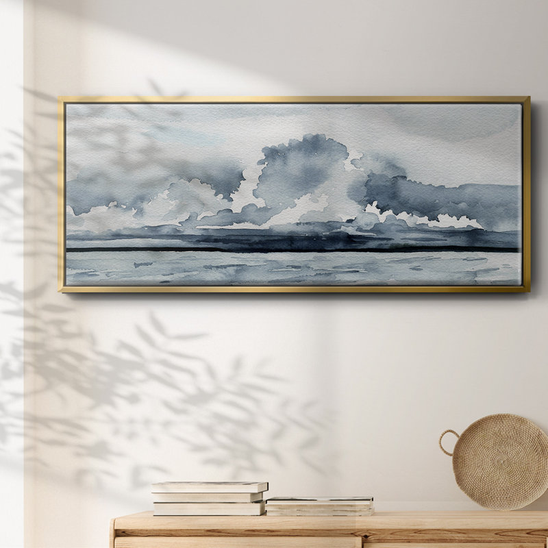 «Passing Rain Storm II», toile encadrée, H 20 po x l 50 po