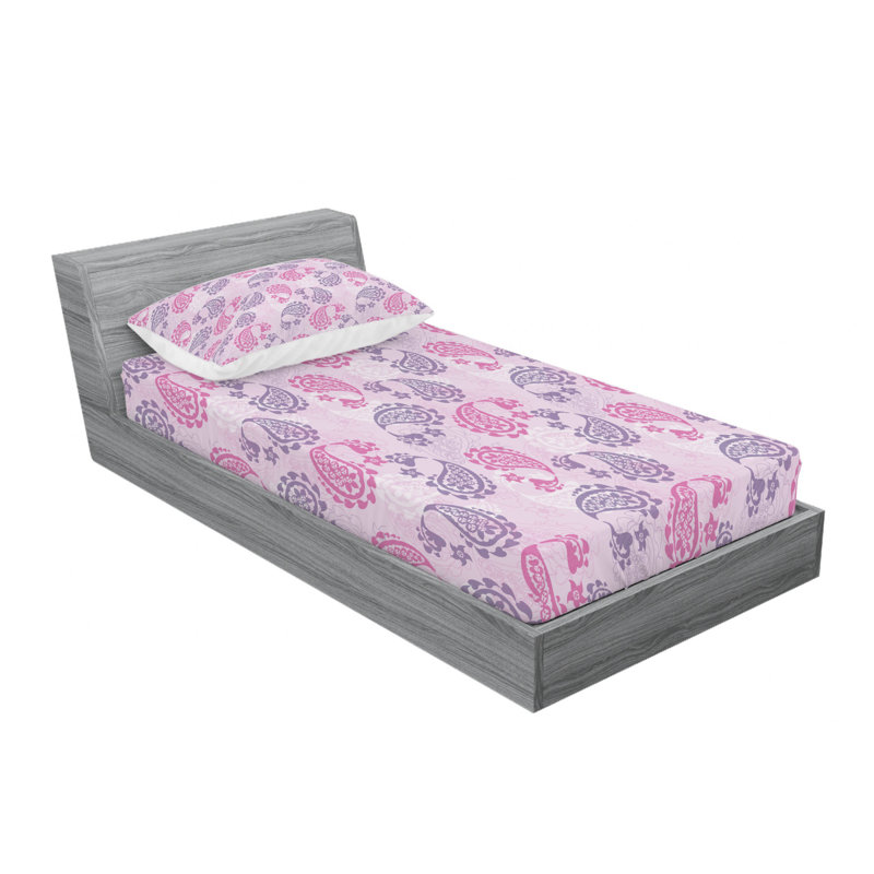 Microfiber Paisley Sheet Set