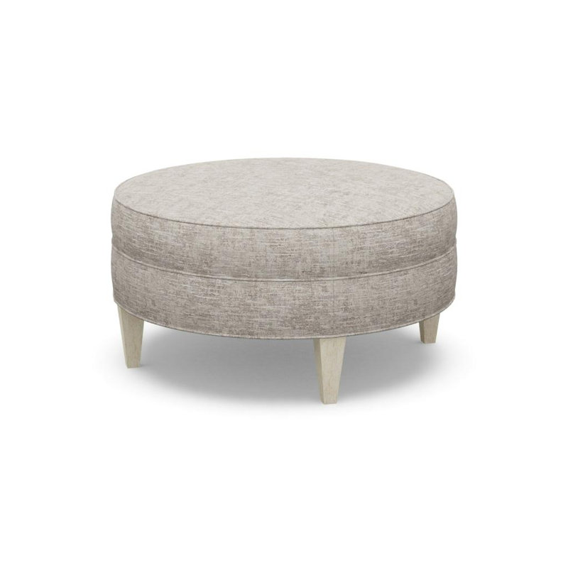 Ottoman Shop Round Ottoman, Sandstone, 9637-80