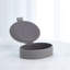 Signature Oval Leather Box-60146898-60070788