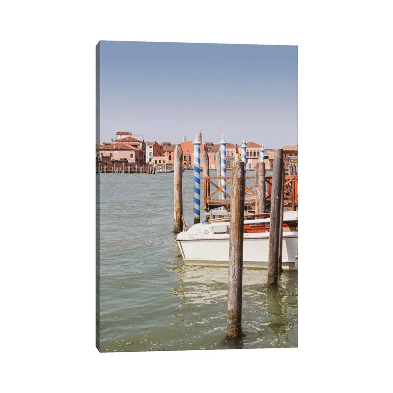 Venice Boat by Alexandre Venancio - Wrapped Canvas Print, 101.6 cm H x 66.04 cm W x 1.91 cm D