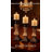 Ornate Resin Pillar Candle Holders Set Of 3 Baroque Gothic Decorative Candlesticks In Black & Gold (8", 10", 12") For Home Decor, Weddings & Centerpieces