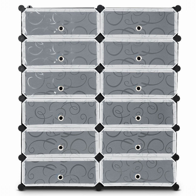 Range-chaussures portatif 12 cubes