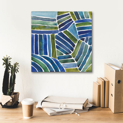  'Field View' by Cheryl Warrick Canvas Wall Art, 18" x 18"