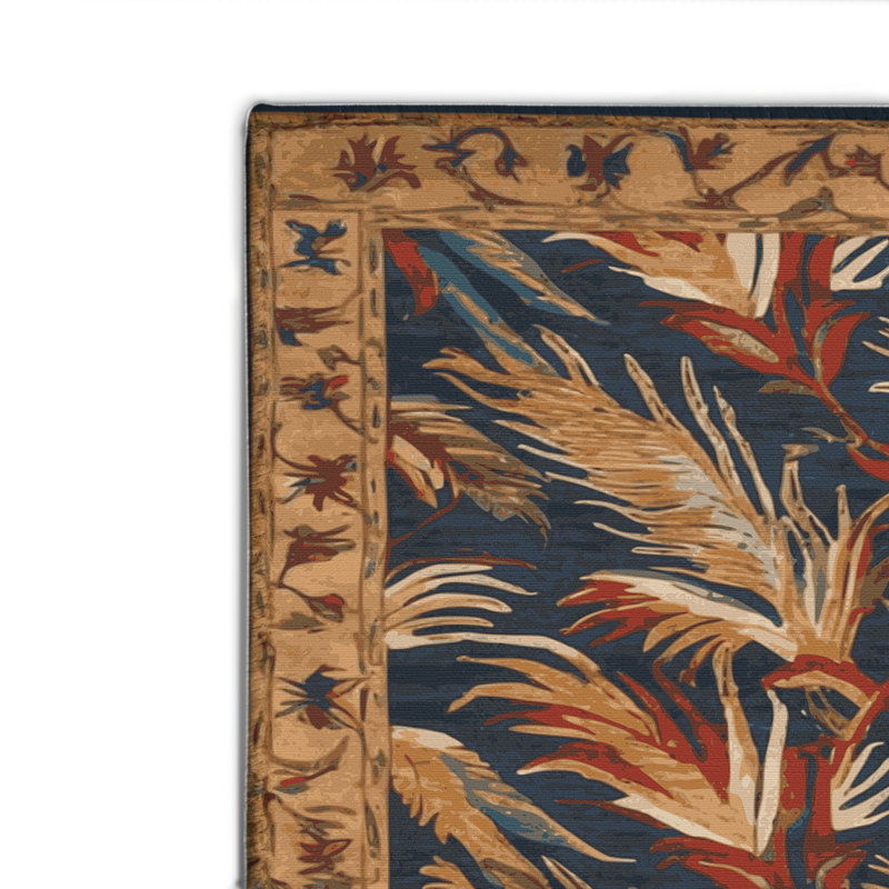 French Gray Indoor and Outdoor Area Rug, Rectangle 2' x 3'