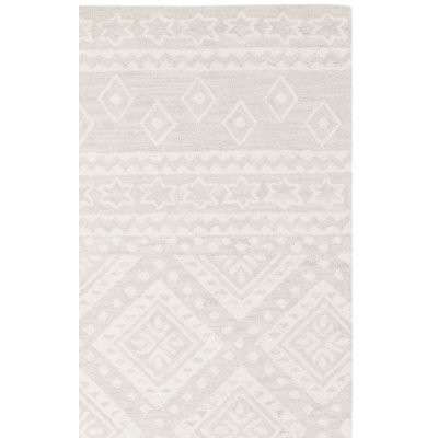 Myndi Hand Tufted Wool And Cotton With Latex Geometric Rug