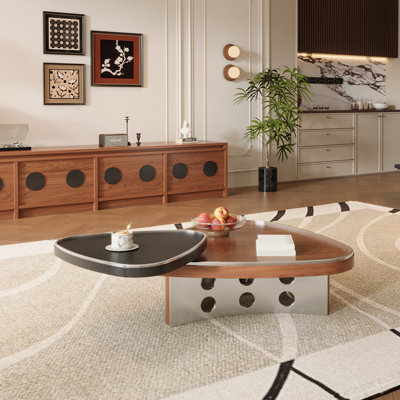 Mid-century Modern Rotating Coffee Table
