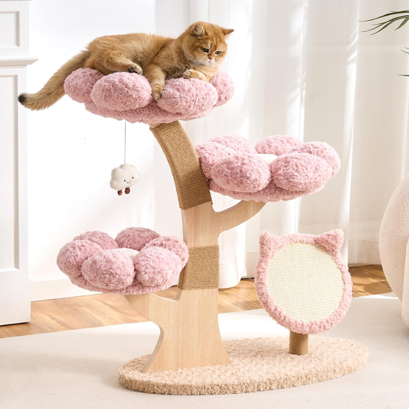 Arbre à chat Modern Modern, Rosé