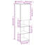 Olline Unfinished TV Stand for TVs up to 28" with Fireplace Included-408705161