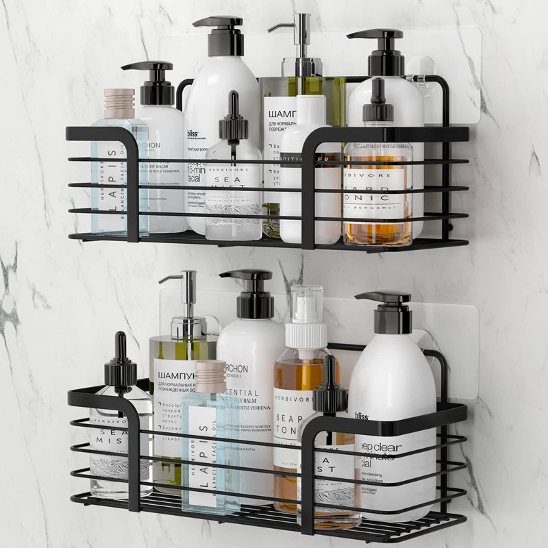Suction Stainless Steel Shower Caddy