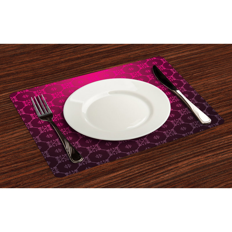 Polyester Abstract Rectangle Placemat