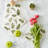 Floral Jacquard Dish Cloth Kitchen Towel