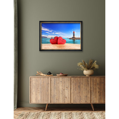 Beach Lovers, reproduction encadrée