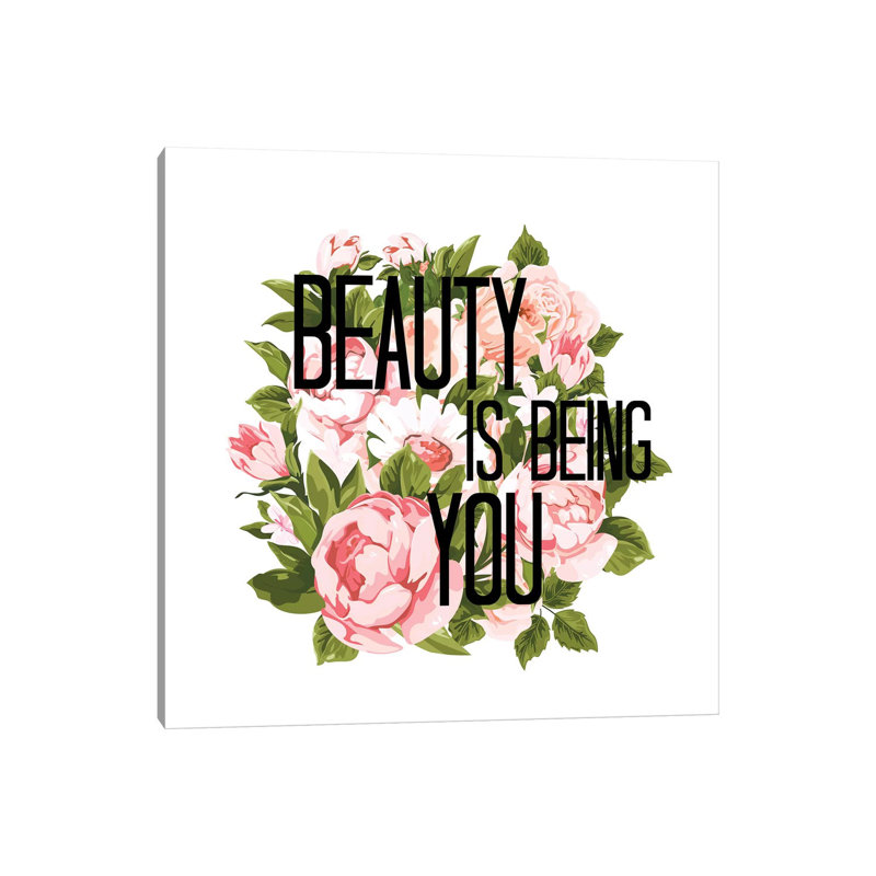 Beauty Is Being You IV by Julia Di Sano - 1 Piece Wrapped Canvas Wall Art, 45.72 cm H x 45.72 cm W