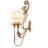 Steel Candle Wall Light
