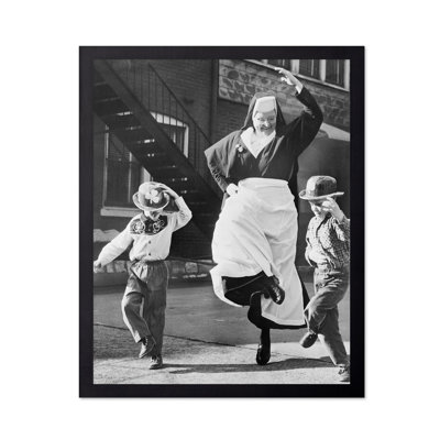 Nun Dancing With Children