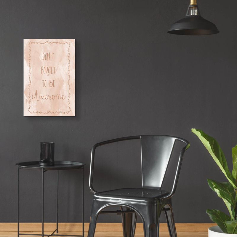 «Awesome» par Erin Clark, art mural en verre acrylique, H 16 po x l 12 po x P 0,13 po