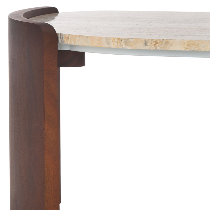 Sheyenne Travertine Top Coffee Table
