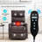 Heat Massage Manual Recliner Chair With Rocker And Swivel In Fabric For Living Room-328087355