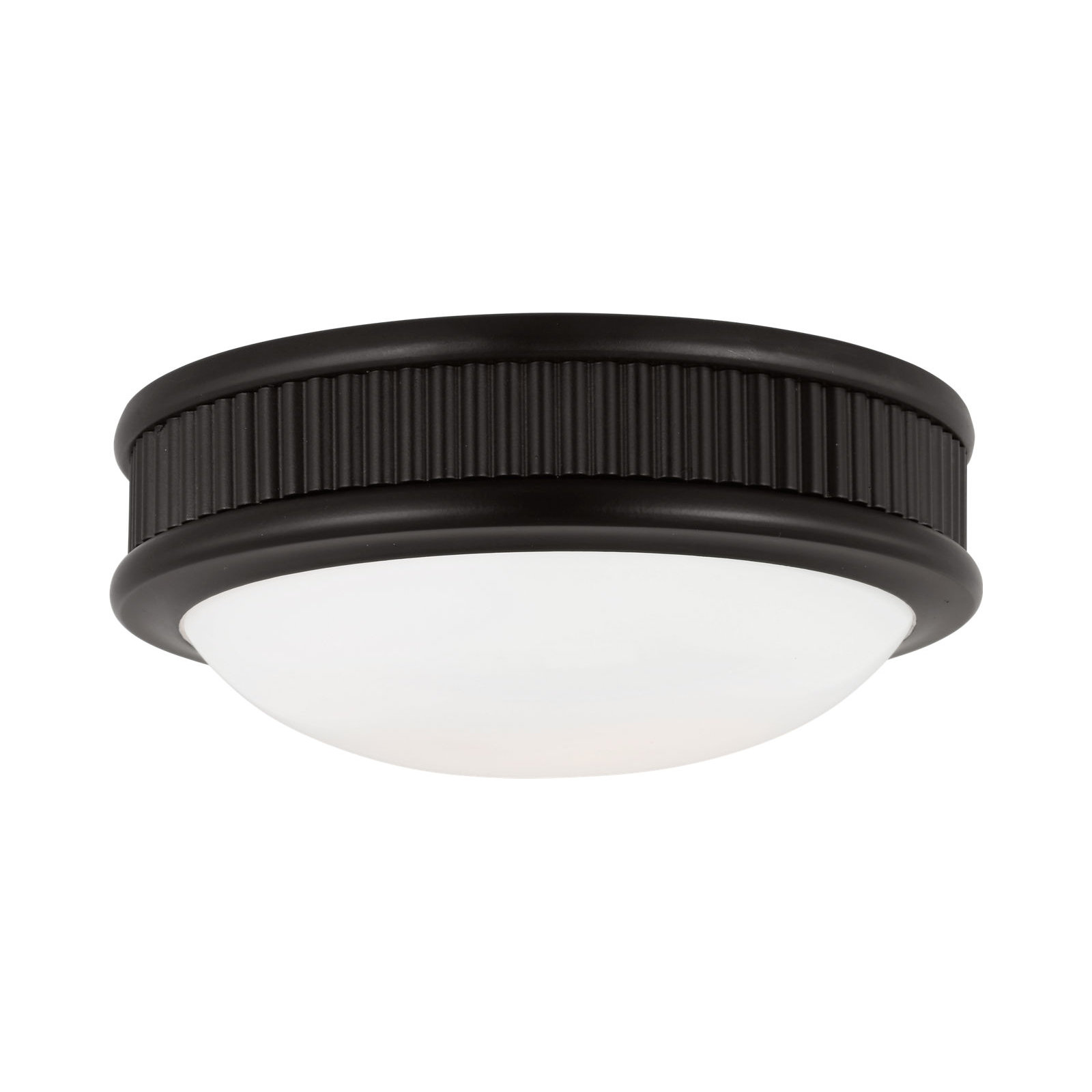 Rigsby Flush Mount, 3" H x 8" W x 8" D, Aged Iron