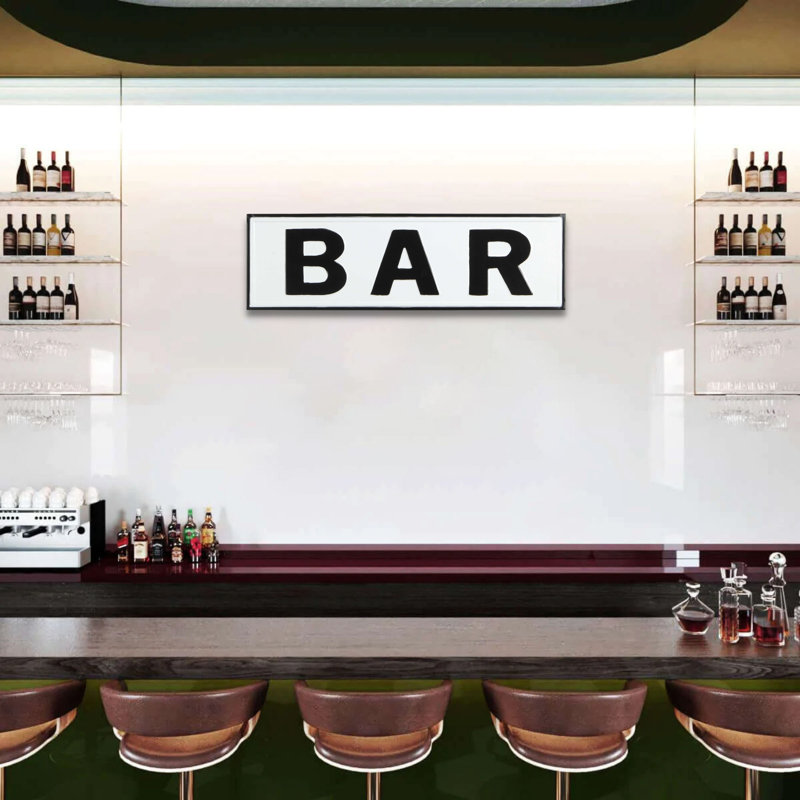 Décoration murale bar