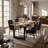 63" W Dining Table