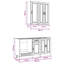 vidaXL Kitchen Unit with Drawer with Door PORTO 5 pcs Engineered Wood Storage-131373510