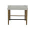 Tabouret de comptoir rembourré - amande-1248585063