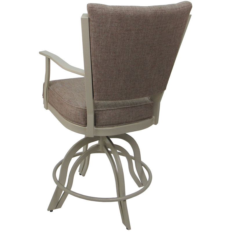 Tabourets de comptoir en métal Custom, Beige, Beige bassin, Tabouret de comptoir (siège d'une hauteur de 26 p