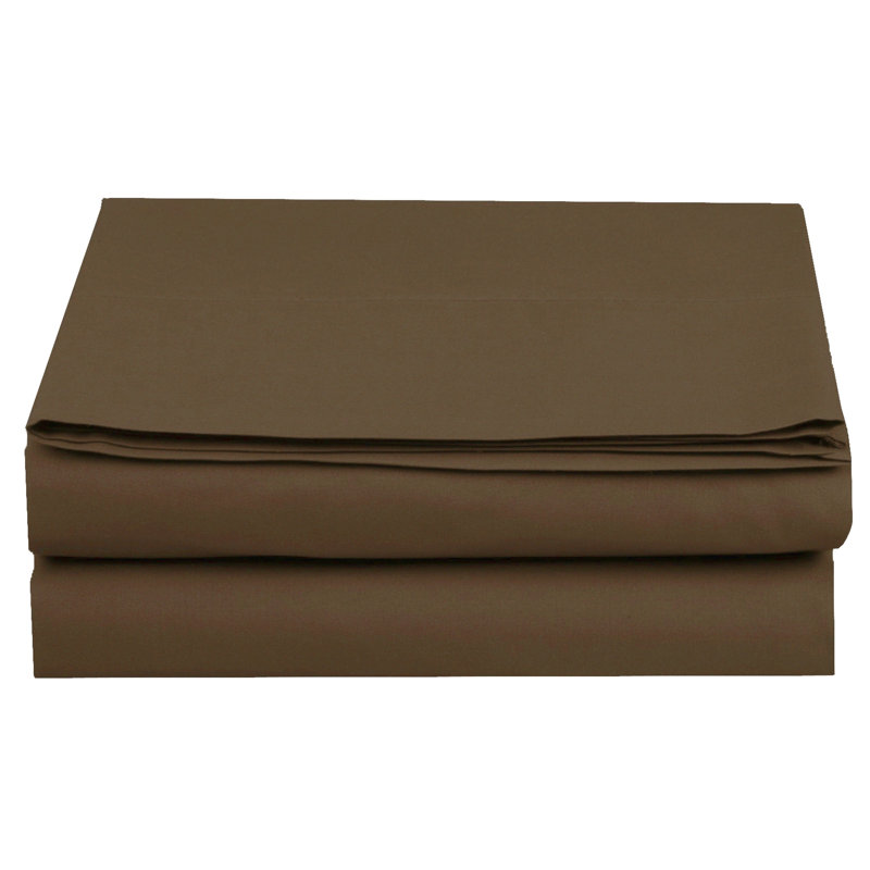 Drap-housse en microfibre 1500 fils, Brun, Très grand californien