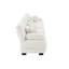 4 Canapé modulaire en chenille blanc: canapé confortable pour un appartement. Revêtement doux. Conception exquise rembourrée. Rembourrage intérieur. Combinaisons flexibles. Accoudoirs avec soutien supplémentaire. Coussins décoratifs