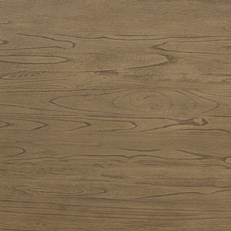 Fen Solid Mindi Wood Sled-Leg Dining Bench