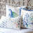 Castaway Embroidered Cotton Throw Pillow