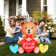 Valentine's Day Bear Holding Heart Inflatable Decoration