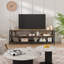 Meuble télé Rebeiro pour téléviseur de 75 po ou moins, console de télévision en bois pour salon, chambre à coucher